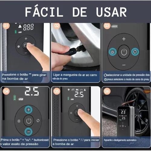 Compressor de ar portátil AirPUMP (ÚLTIMAS UNIDADES)