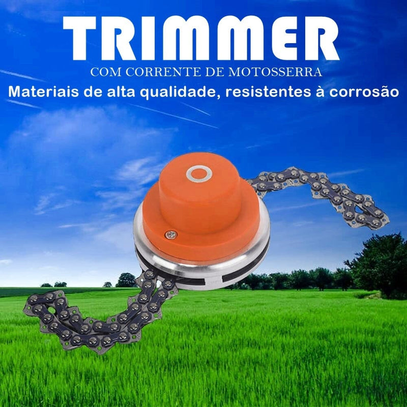 Aparador de Grama Indestrutível para Roçadeira Universal - HeadTrimmer