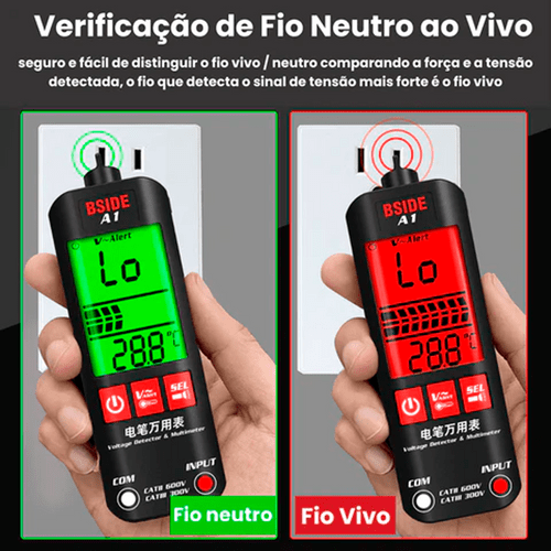 Multímetro Digital Profissional Inteligente - MultiSmart