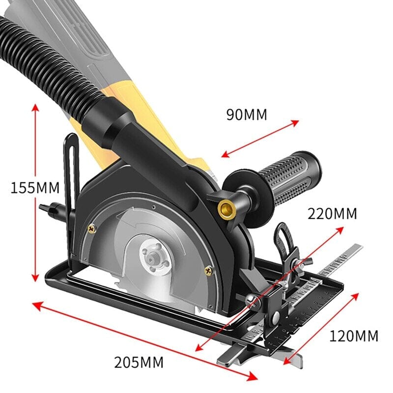 Suporte Adaptador Angular Base Guia Esmerilhadeira Lixadeira 115mm/125mm